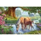 Lovak a pataknál, 150 db (56161) Pferde am Bach / Horses by the stream