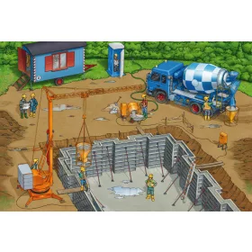   Az építkezésen, 3x24 db (56200) Auf der Baustelle / Construction Work Ahead, 3x24 db