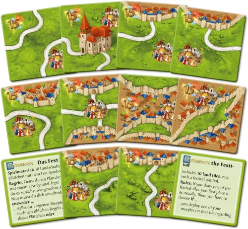 Carcassonne - Das Fest II 3.0 (New version) Carcassonne - The Feast II
