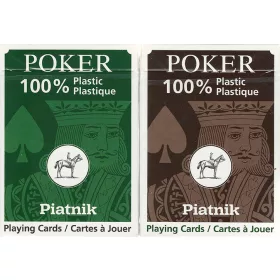 100% Plasztik póker 1*55 lap (1360)