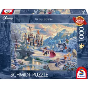   Disney, Beauty and the Beast s Winter Enchantment, 1000 db (59671) Disney, Die Schöne und das Biest