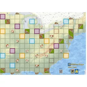 Carcassonne - Map Usa East
