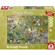 Parrot jungle, 1000 db (59948) Im Dschungel der Papageien