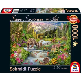 Forest Animals, 1000 db (59964) Wildtiere am Waldesrand