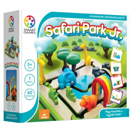 Smart Games Safari Park Jr. egyszemélyes készségfejlesztő társasjáték