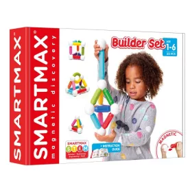   SmartMax builder set mágneses építőjáték 1 - 6 éves korig 20 részes