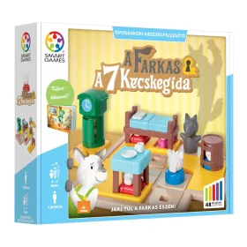   Smart Games A farkas & a 7 kecskegida logikai játék – Mesés 3D bújócska 48 feladvánnyal