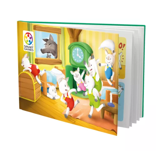 Smart Games A farkas & a 7 kecskegida logikai játék – Mesés 3D bújócska 48 feladvánnyal
