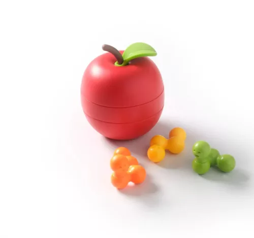 Smart Games Kukacos alma logikai játék – 3D térbeli fejtörő 80 feladvánnyal