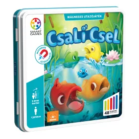   Smart Games Magnetic Travel – CsaliCsel logikai játék – Mágneses utazójáték 48 feladvánnyal