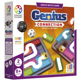   SmartGames Genius Connection logikai társasjáték – Gyorsasági és stratégiai párbajjáték 576 feladvánnyal