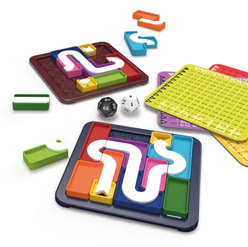 SmartGames Genius Connection logikai társasjáték – Gyorsasági és stratégiai párbajjáték 576 feladvánnyal