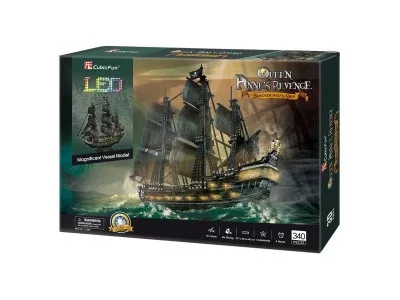 Cubic Fun 3D puzzle Queen Anne's led ÚJ
