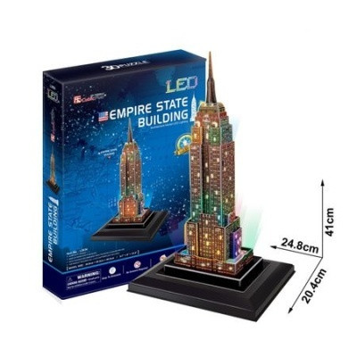 Cubic Fun 3D puzzle Empire State Building világító