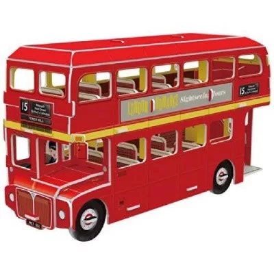 Cubic Fun 3D puzzle mini Double Decker busz 66 db-os