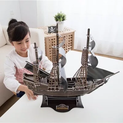 Cubic Fun 3D puzzle nagy Queen Anne's Revenge 155 db-os