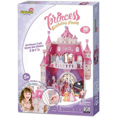 Cubic Fun 3D puzzle hercegnő szülinap