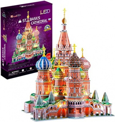 Cubic Fun 3D puzzle St.Basil's Cathedral led-es