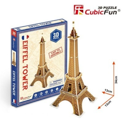 Cubic Fun 3D puzzle mini méret Eiffel Tower