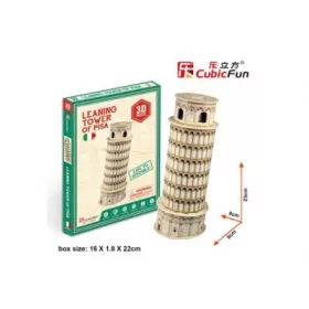 Cubic Fun 3D puzzle mini méret Leaning Tower of Pisa