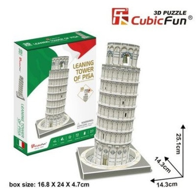 Cubic Fun 3D puzzle kicsi Pisa torony