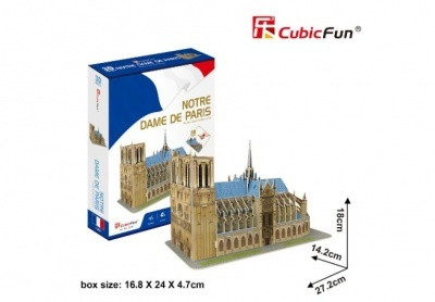 Cubic Fun 3D puzzle kicsi Notre Dame