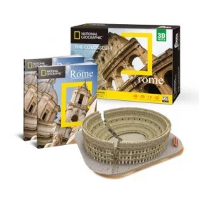   Cubic Fun 3D puzzle Colosseum Nat. Geo. Fotóalbummal (131 db-os)
