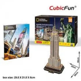   Cubic Fun 3D puzzle Empire State Building Nat. Geo. Fotóalbummal (66 db-os)
