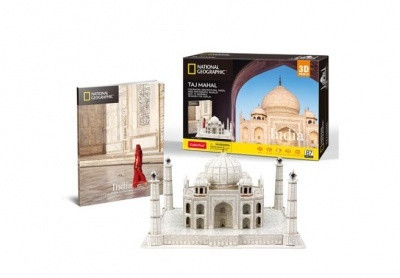 Cubic Fun 3D puzzle Taj Mahal Nat. Geo. Fotóalbummal (87 db-os)