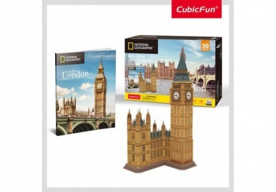Cubic Fun 3D puzzle City Trav. London - Big Ben 94 db-os