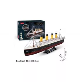 Cubic Fun 3D puzzle Titanic Led világítással