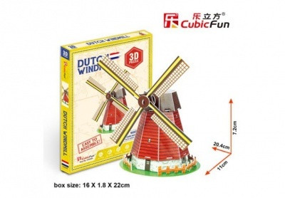 Cubic Fun 3D puzzle mini Holland szélmalom
