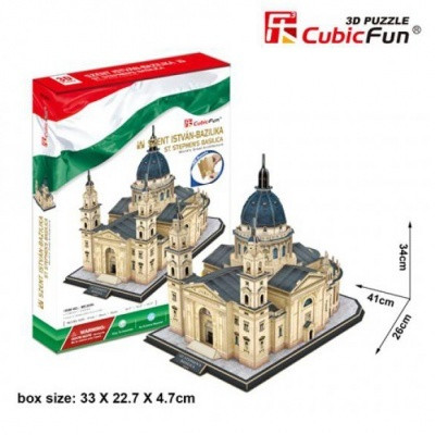 Cubic Fun 3D puzzle Szent István Bazilika 152 db-os