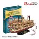 Cubic Fun 3D puzzle Missisippi Steamboat 142 darabos