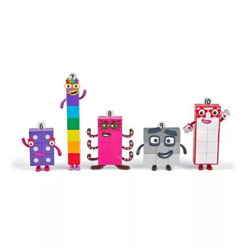 Numberblocks – Barátok 6-tól 10-ig (figurakészlet, 5 db karakter, Learning Resources)