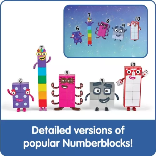 Numberblocks – Barátok 6-tól 10-ig (figurakészlet, 5 db karakter, Learning Resources)