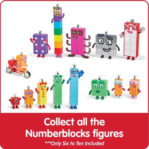 Numberblocks – Barátok 6-tól 10-ig (figurakészlet, 5 db karakter, Learning Resources)