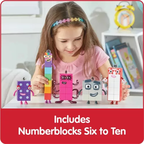 Numberblocks – Barátok 6-tól 10-ig (figurakészlet, 5 db karakter, Learning Resources)