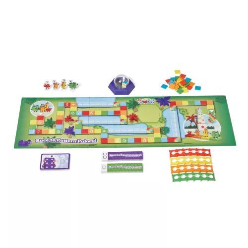 Numberblocks társasjáték – Race to Pattern Palace, mintaalkotó fejlesztő játék