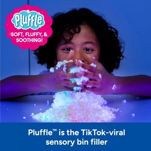 Playfoam Pluffle™ Twist Glow-in-the-Dark – világító, mágikus érzékszervi játék