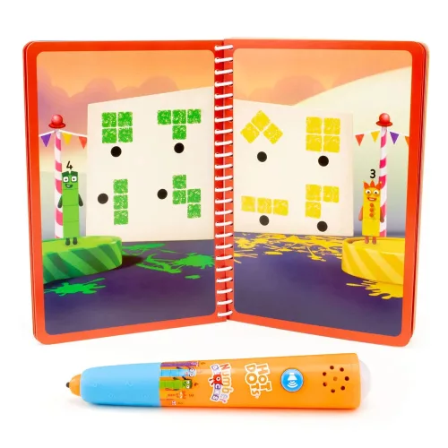 Learning Resources 2550 - Hot Dots® Numberblocks® 1–10 (feladatfüzettel és interaktív tollal)