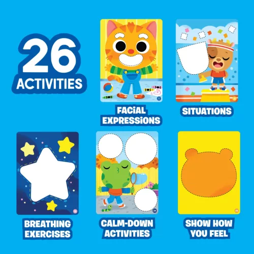 Playfoam Shape & Learn Feelings – érzékszervi, érzelmi fejlesztő készlet