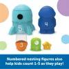 Learning Resources Nesting Space Surprise – űrbarátok egymásba rakható készségfejlesztő játék, számolás 1–5-ig (18 hó–3 év).​​