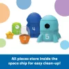 Learning Resources Nesting Space Surprise – űrbarátok egymásba rakható készségfejlesztő játék, számolás 1–5-ig (18 hó–3 év).​​