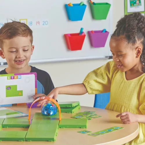 Learning Resources Code & Go® programozható robot egér – újratölthető, kezdő STEM szett (4–8 év)