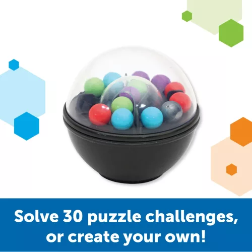 Scramboozle logikai golyópuzzle – színes, fidget agytorna, 6+ éveseknek
