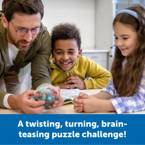 Scramboozle logikai golyópuzzle – színes, fidget agytorna, 6+ éveseknek