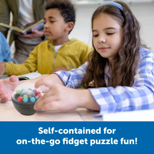 Scramboozle logikai golyópuzzle – színes, fidget agytorna, 6+ éveseknek