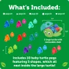 Learning Resources Seymour, a számoló formás tengeri teknős – formabedobó és számoló készségfejlesztő játék (18 hó–4 év).​