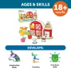 LER7745 - Peekaboo Learning Barnyard Playset farm játszóház